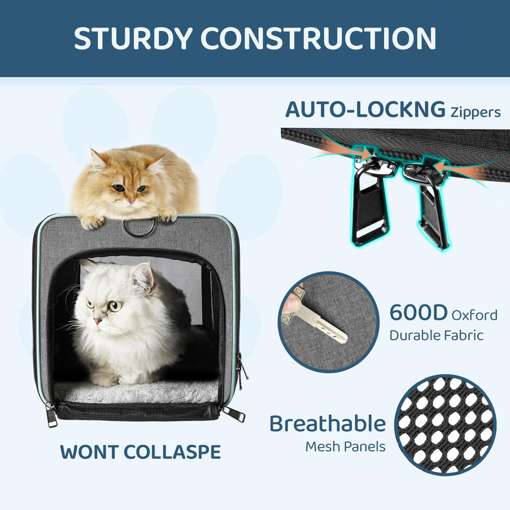 GAPZER cat carrier roll-up privacy curtains for pet checks