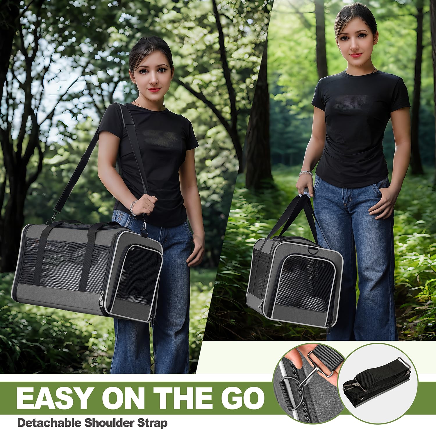 GAPZER cat carrier seatbelt sleeve converts into car safe storage for toys.