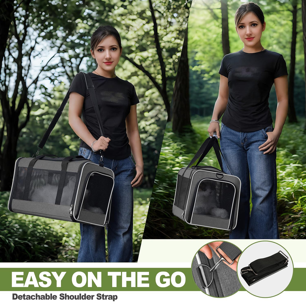 GAPZER cat carrier seatbelt sleeve converts into car safe storage for toys.