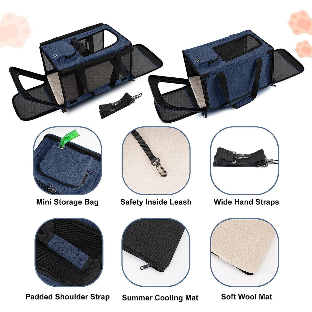 Gapzer cat carrier washable-liner for easy cleaning after trips