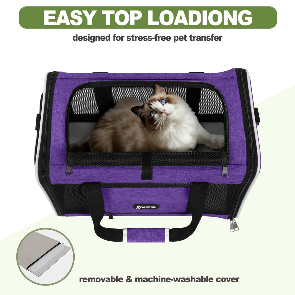 GAPZER Per Carrier collapsible design stores flat after trips