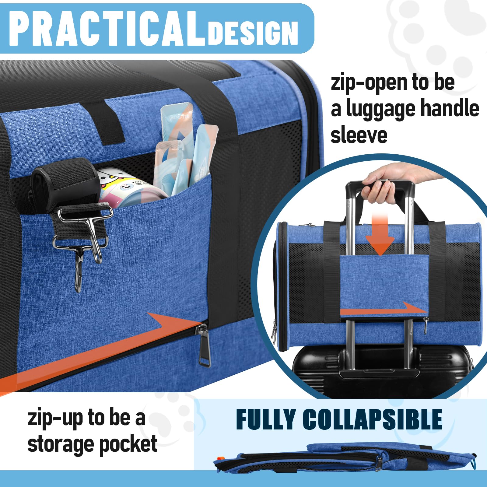 GAPZER collapsible design stores flat for compact travel and storage.