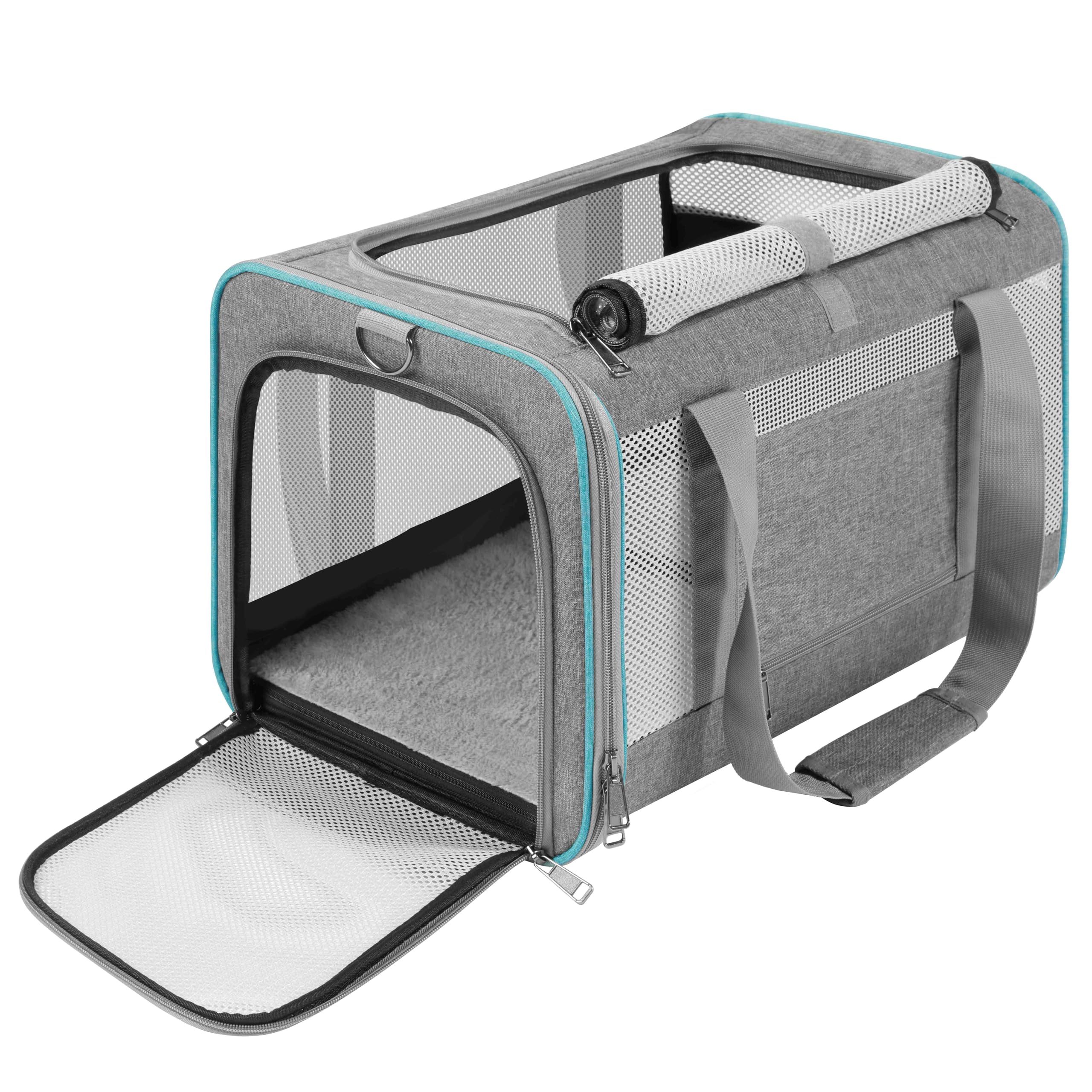 GAPZER pet carrier with large-cat top-load entry for quick, stress-free loading.