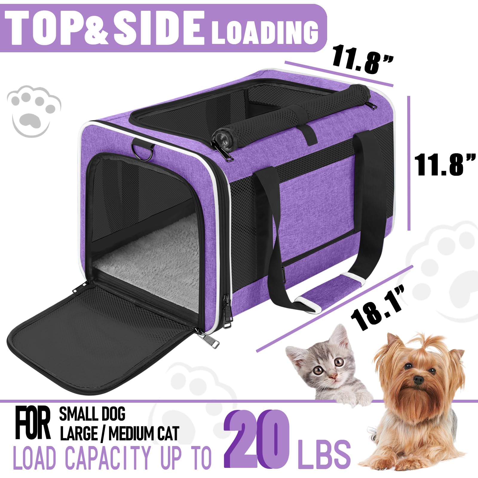 GAPZER soft-sided travel crate offers cozy, breathable comfort for pets during trips