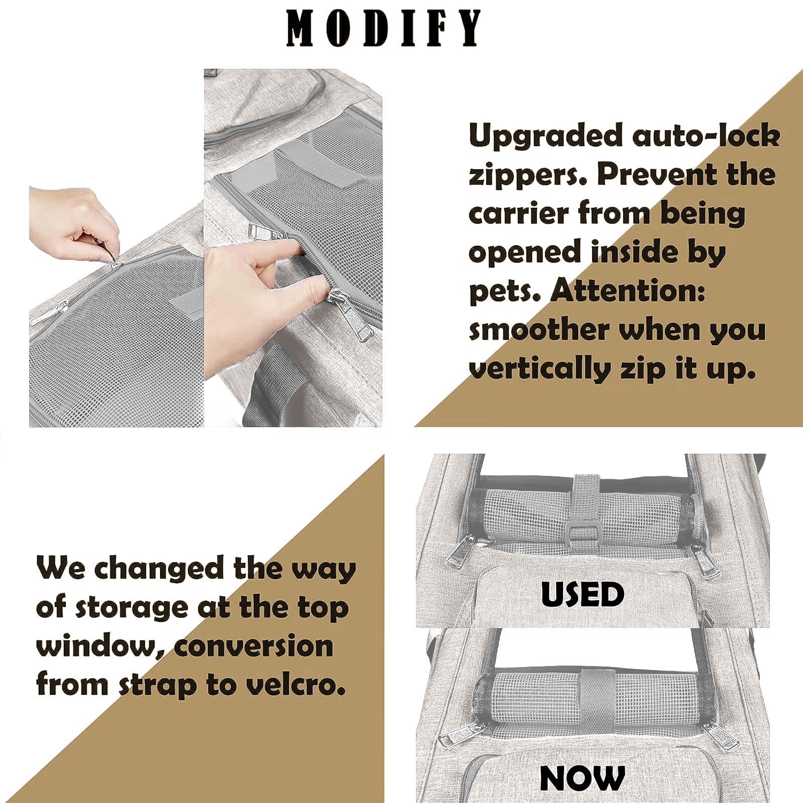 GAPZER top-entry design for easy pet access.