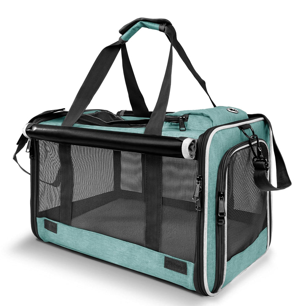GAPZER small dog carrier in collapsible design for easy storage and travel.