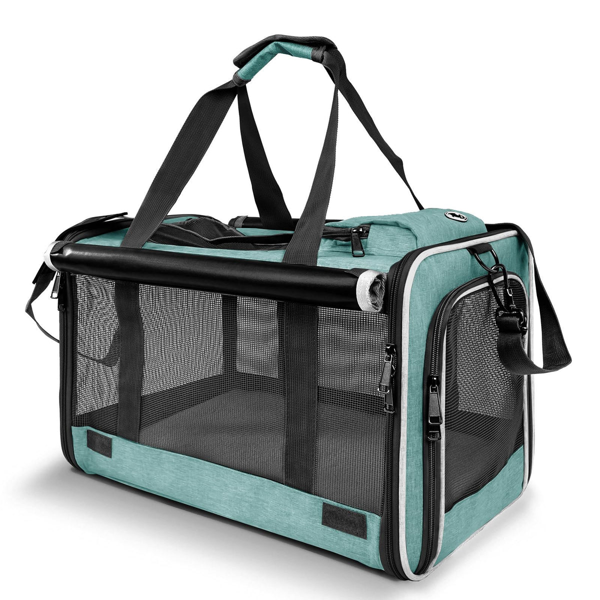 GAPZER small dog carrier in collapsible design for easy storage and travel.