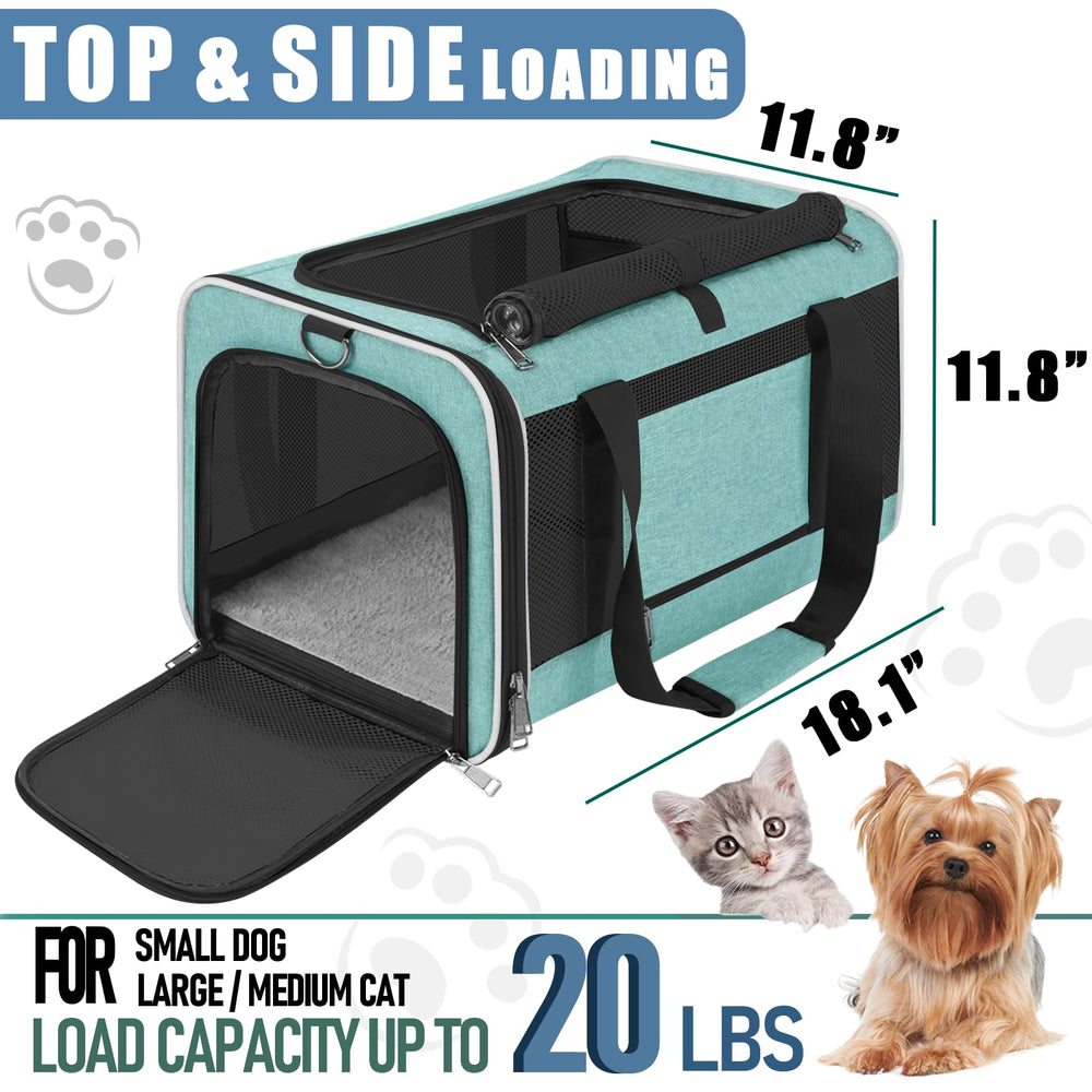 GAPZER soft cat carrier interior with pet inside for cozy journeys