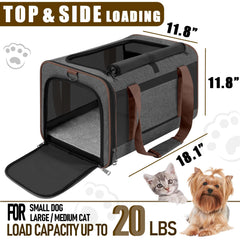 GAPZER soft carrier removable floor mat with washable cover for simple cleaning.
