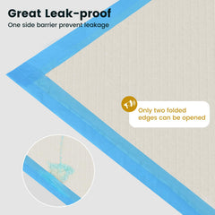 Gardner Pet thick multi-layer pad offers strong absorption for indoor use.
