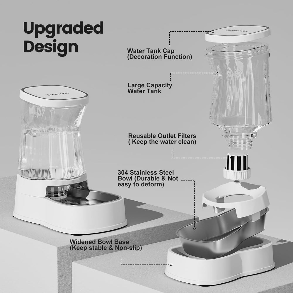 Gardner Pet 2.1 gallon capacity reservoir supports long intervals between refills.