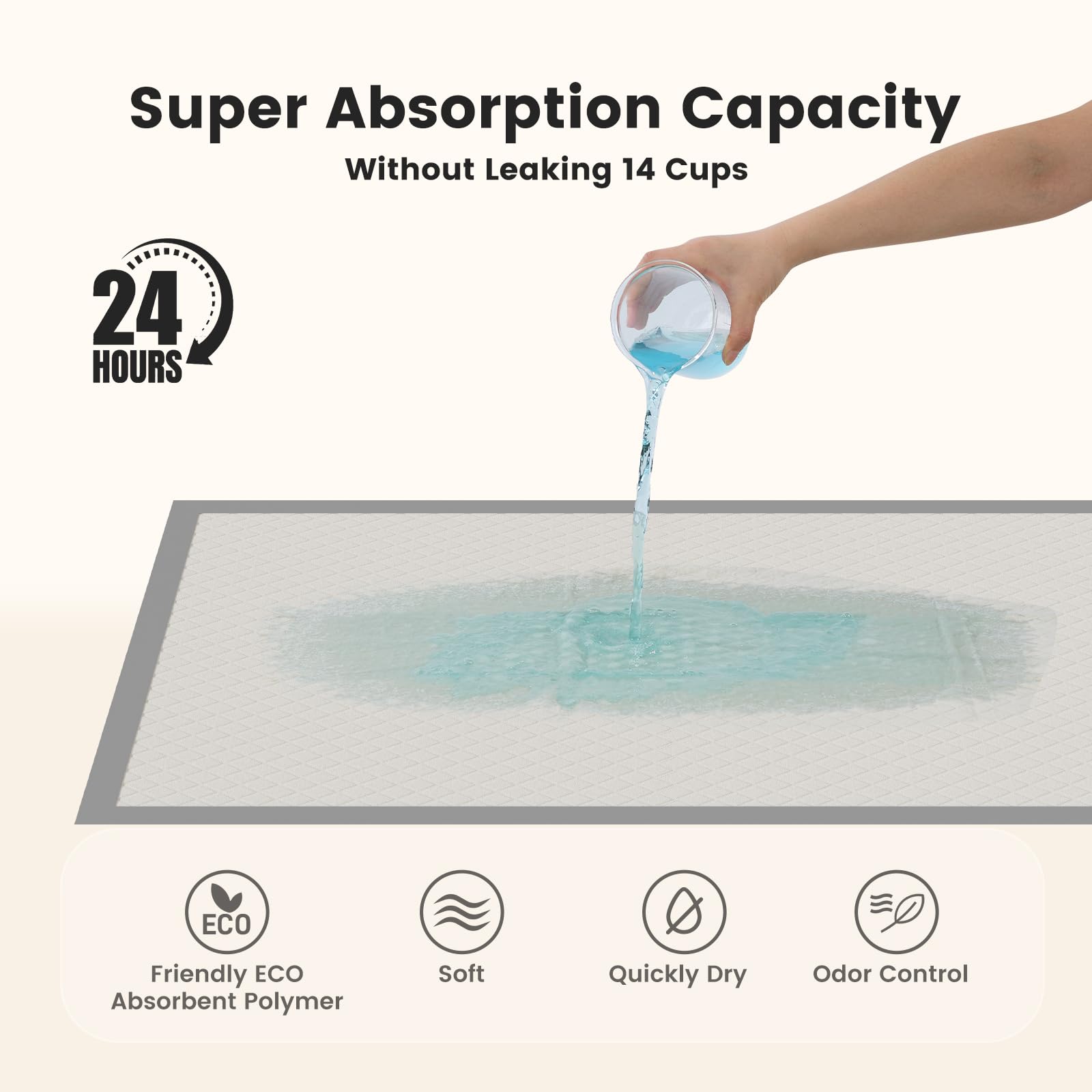 Gardner Pet 5XL waterproof back membrane resists leaks.