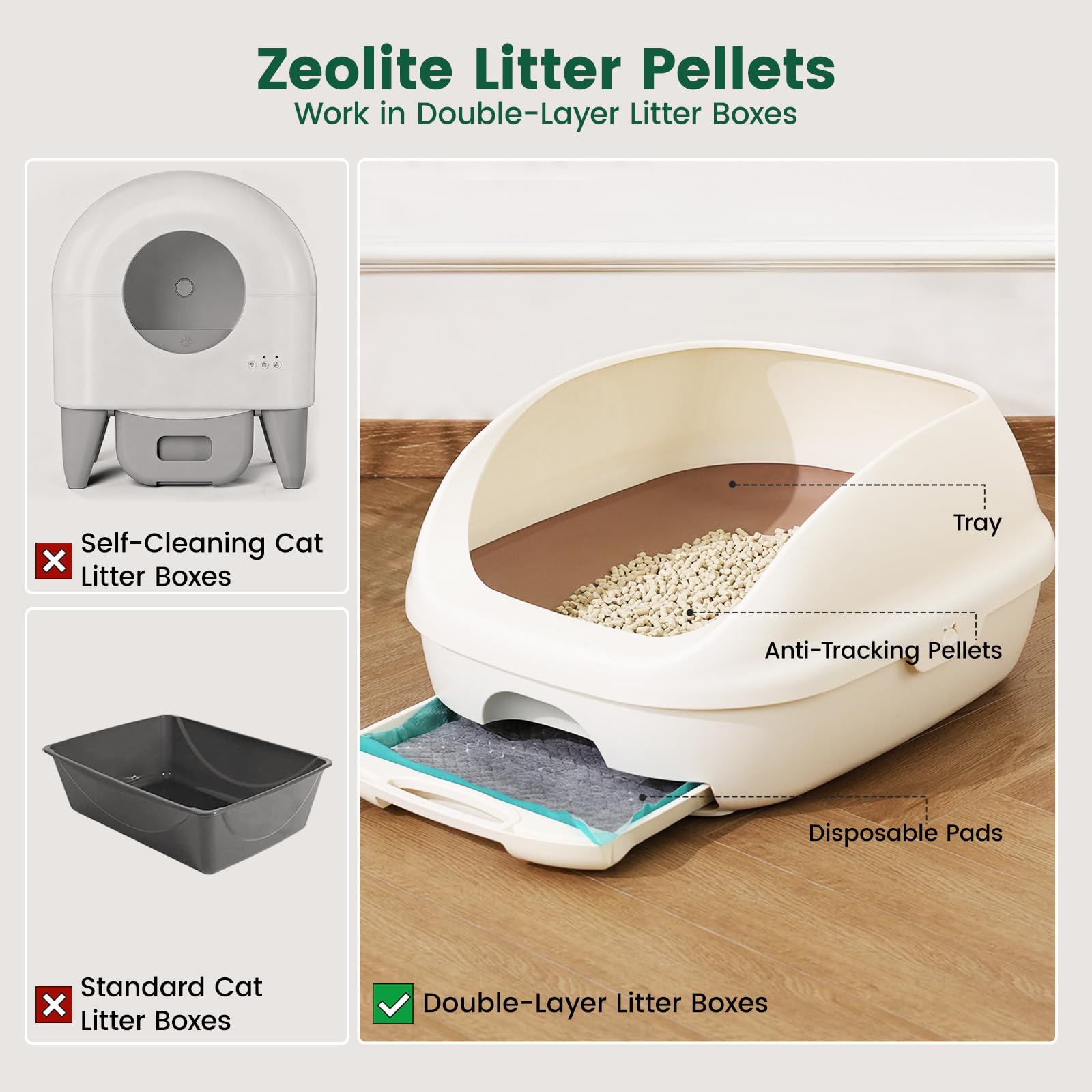 Pellets ligeros Gardner Pet para manejo sencillo