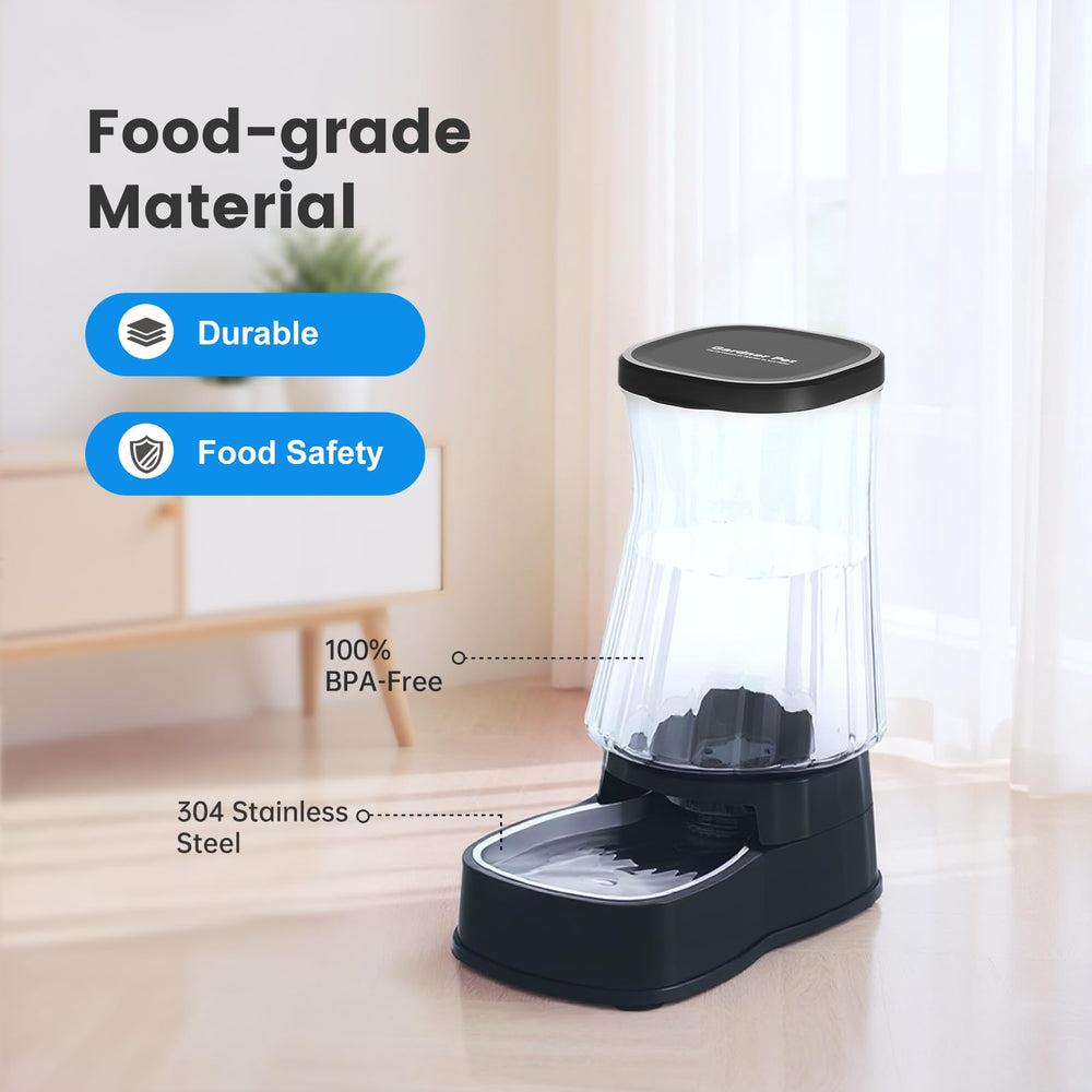Gardner Pet detachable design facilitates quick, tool-free cleaning.