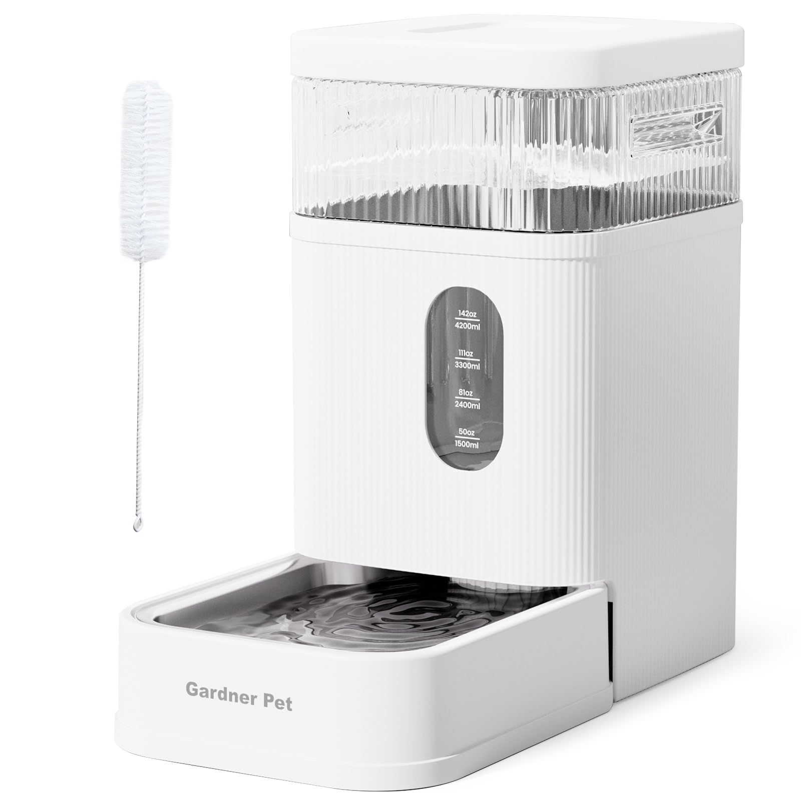 Gardner Pet automatic water dispenser with stainless steel bowl for reliable pet hydration