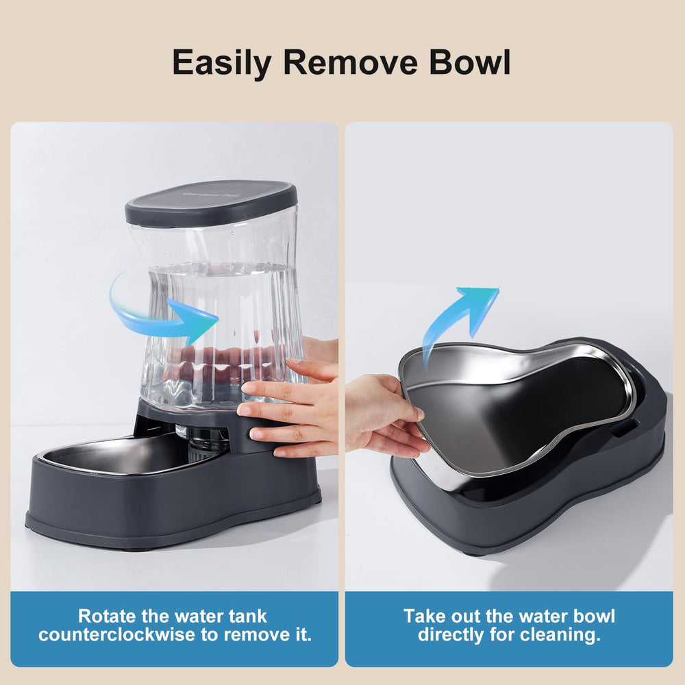 Gardner Pet dishwasher-safe stainless steel bowl simplifies maintenance