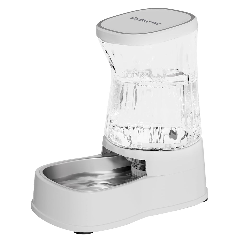 Gardner Pet automatic water dispenser outlet filter keeps water fresh by reducing impurities and odors.