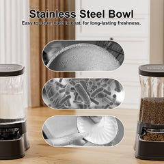 Gardner Pet BPA-free stainless steel bowls ensure safety and durability