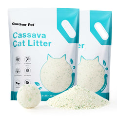 Gardner Pet Cassava Cat Litter box setup shows easy cleaning and neat corners.
