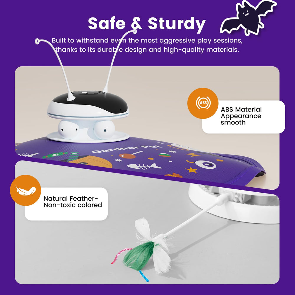 Gardner Pet Cat Laser Toy track balls promote varied play sessions