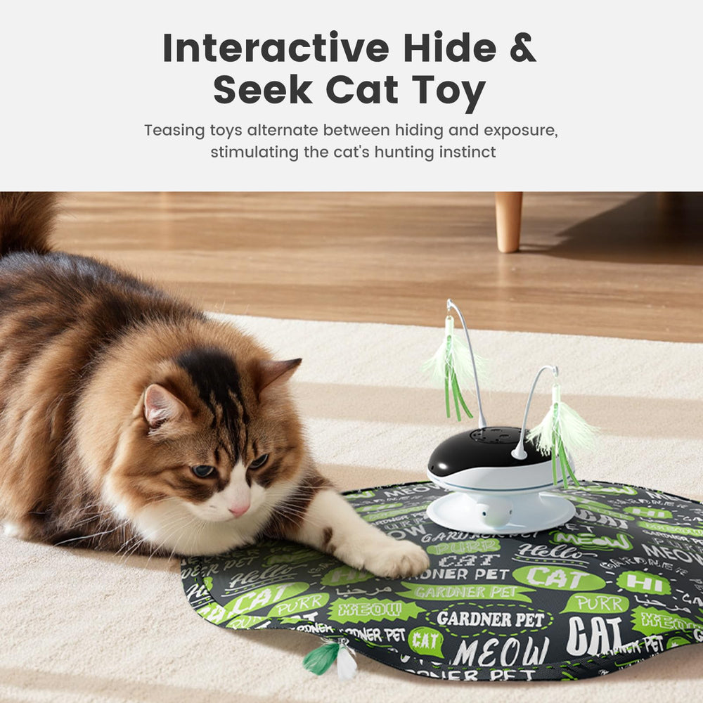 Gardner Pet Cat Laser Toys track balls attract cats during independent play sessions.
