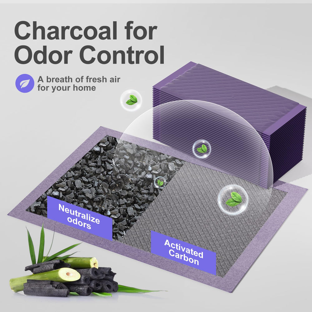 Gardner Pet pad shows 6-layer absorbent structure for heavy use.