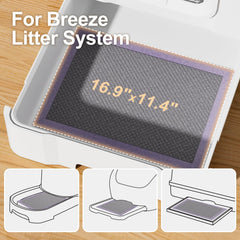 Gardner Pet pad features leak-proof bottom to prevent floor stains.