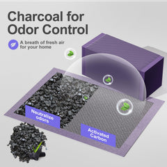 Gardner Pet cat pad refills feature a 6-layer absorbent core for quick liquid absorption.
