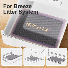 Gardner Pet cat pad refills include a leak-proof bottom to protect floors.