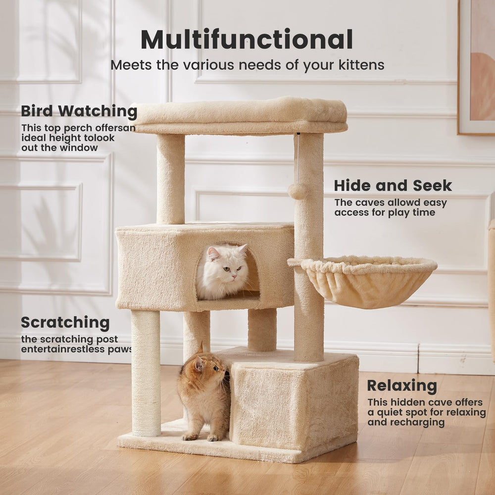 Gardner Pet cat tree posts 2.8in offer sturdy scratching for big climbers.