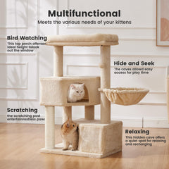 Gardner Pet cat tree posts 2.8in offer sturdy scratching for big climbers.