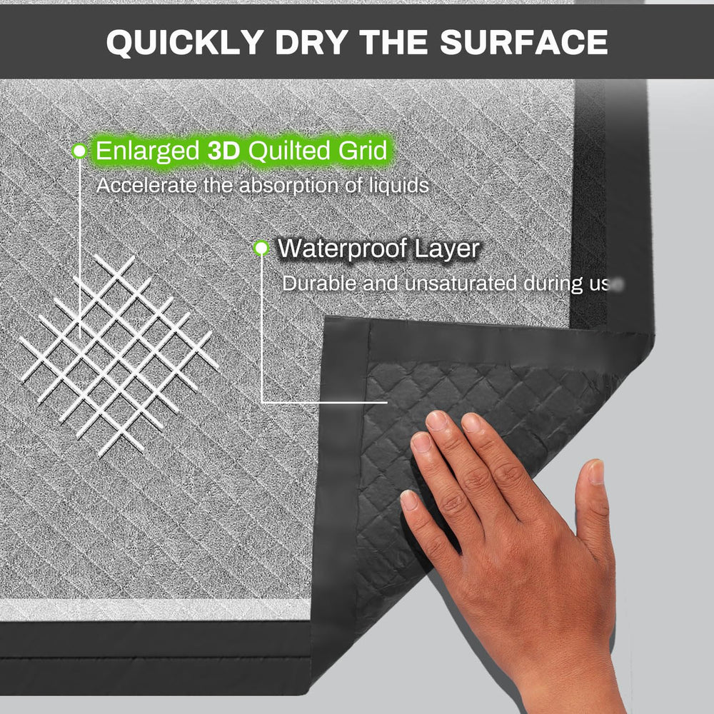 Gardner Pet Charcoal Puppy Pad uses-travel-carrier for mess-free travel