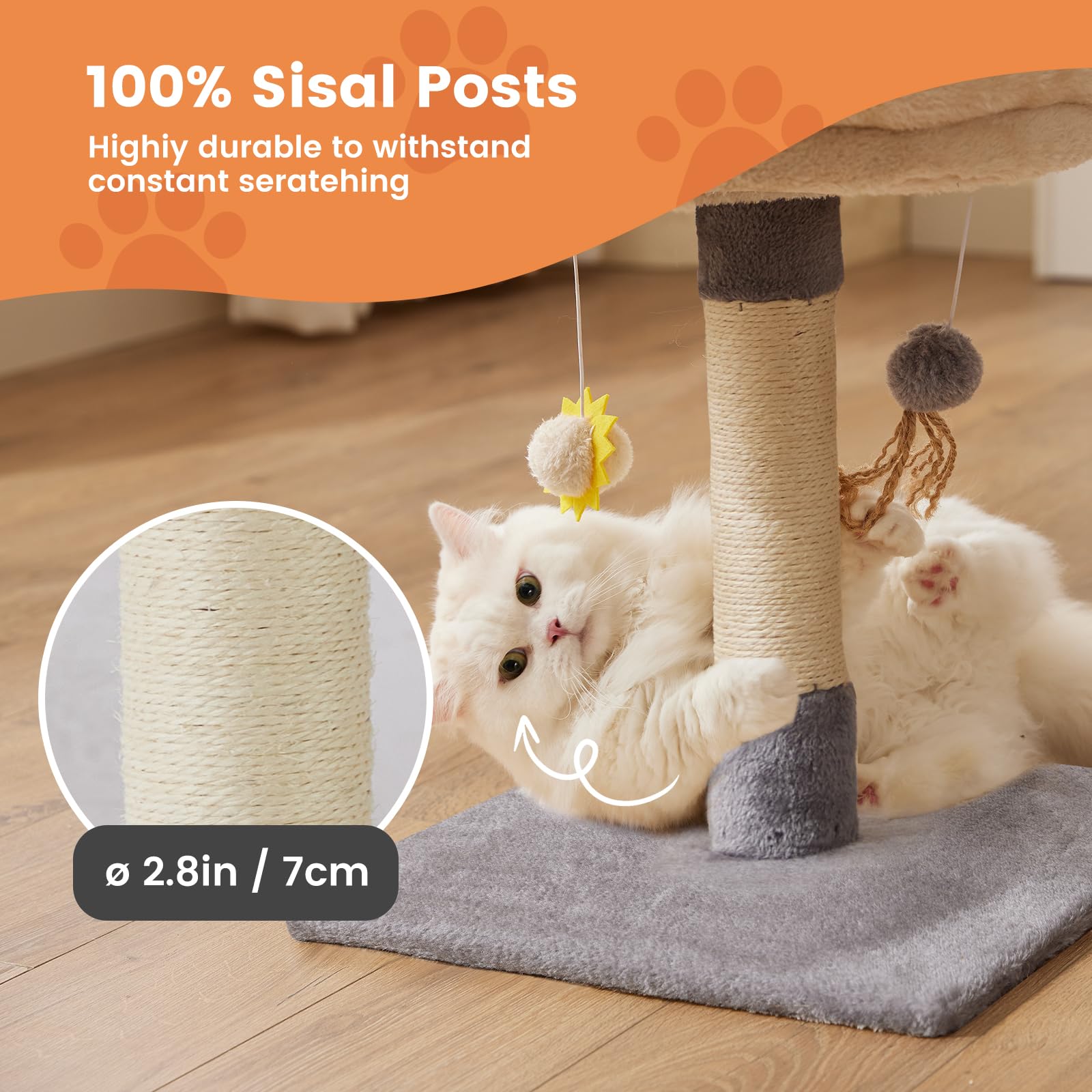Gardner Pet circle grey bed—cozy nap spot that complements decor