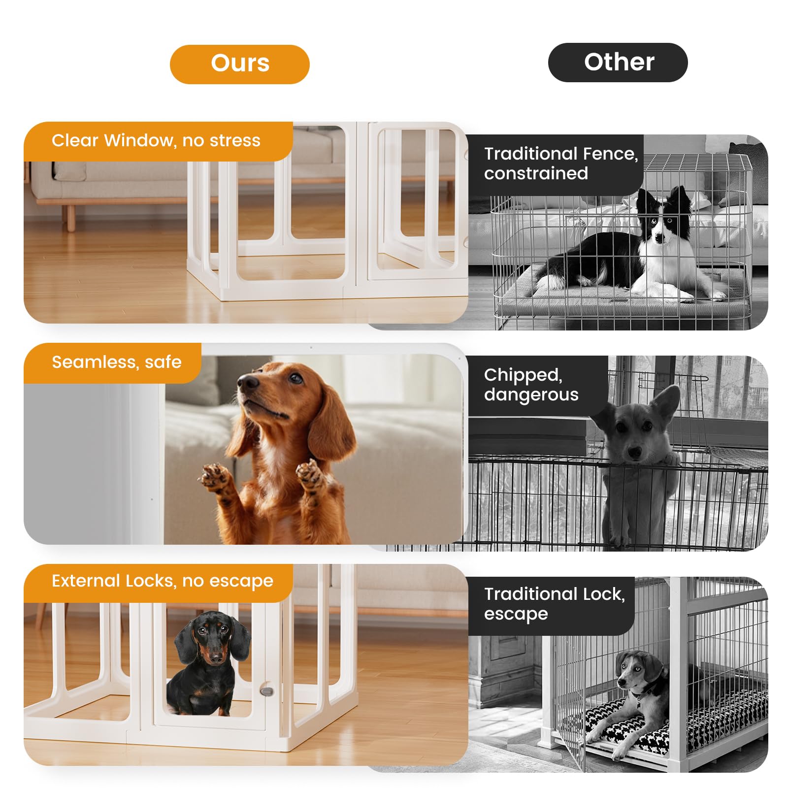 Gardner Pet DIY-shape image—expandable with extra panels for larger play areas