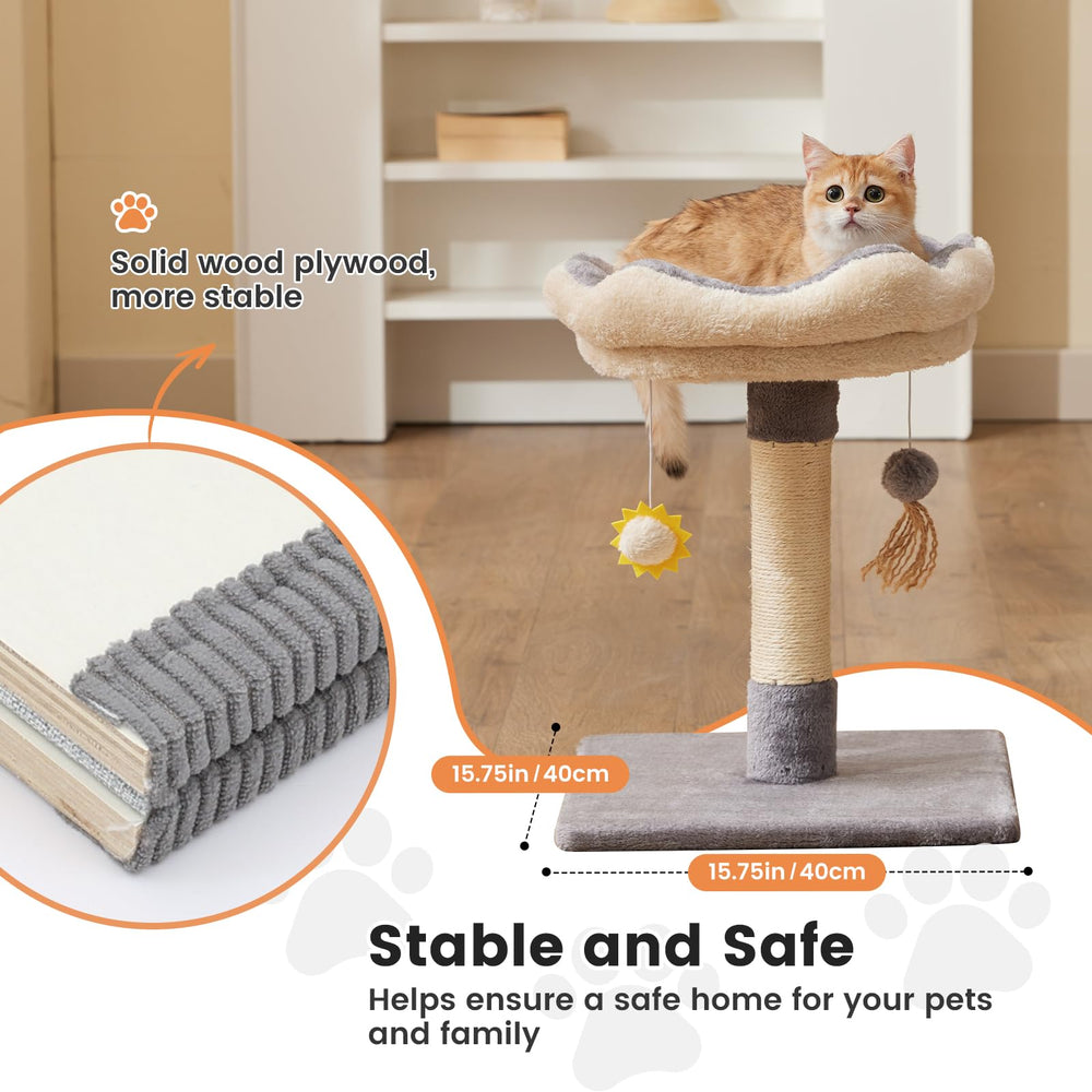 Gardner Pet compact cat perch top bed—removable for easy cleaning and naps