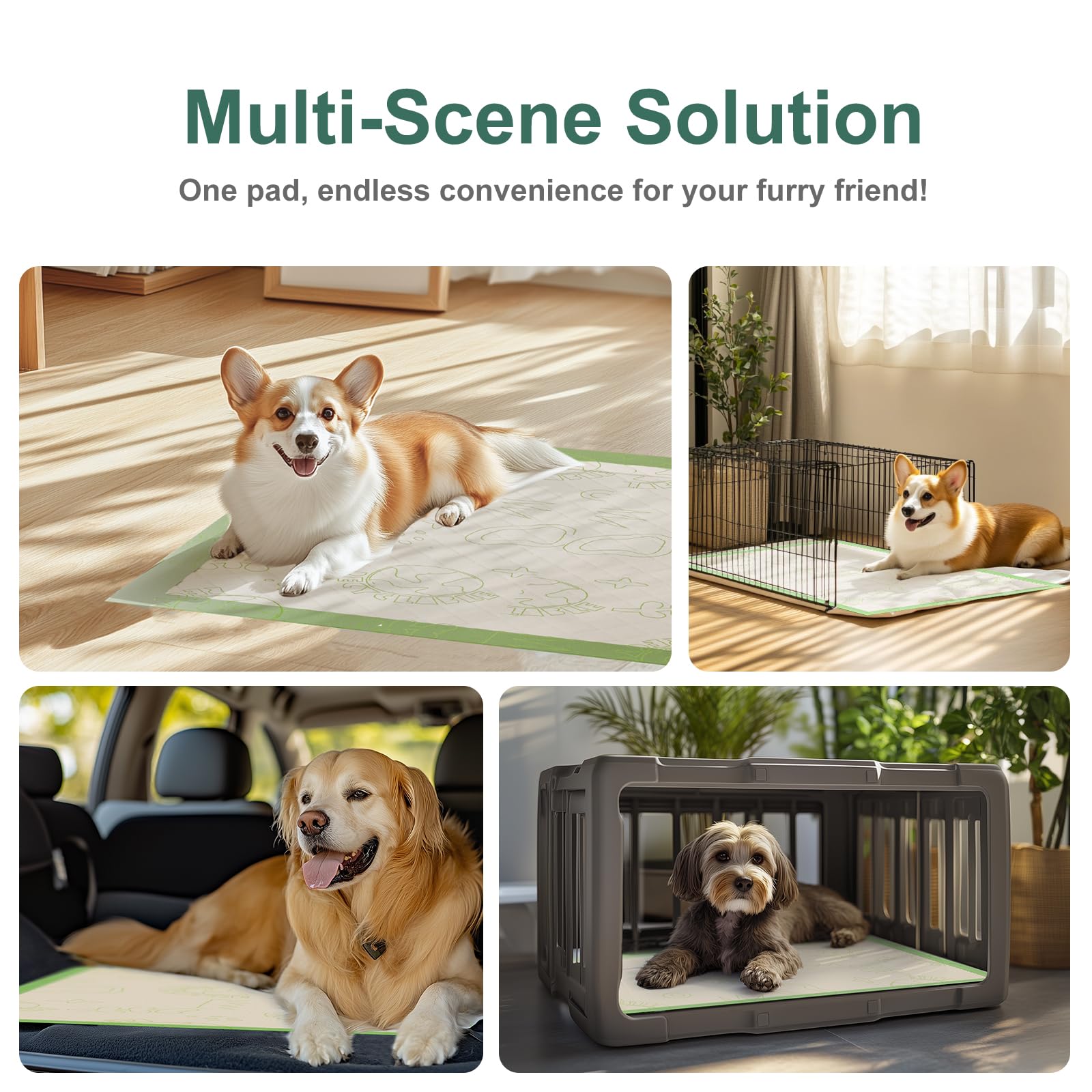 Gardner Pet disposable training pad pack ideal for travel and crate use