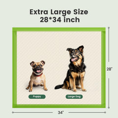 Gardner Pet extralarge pee pad 28x34 with diamond quilting for quick liquid locking.