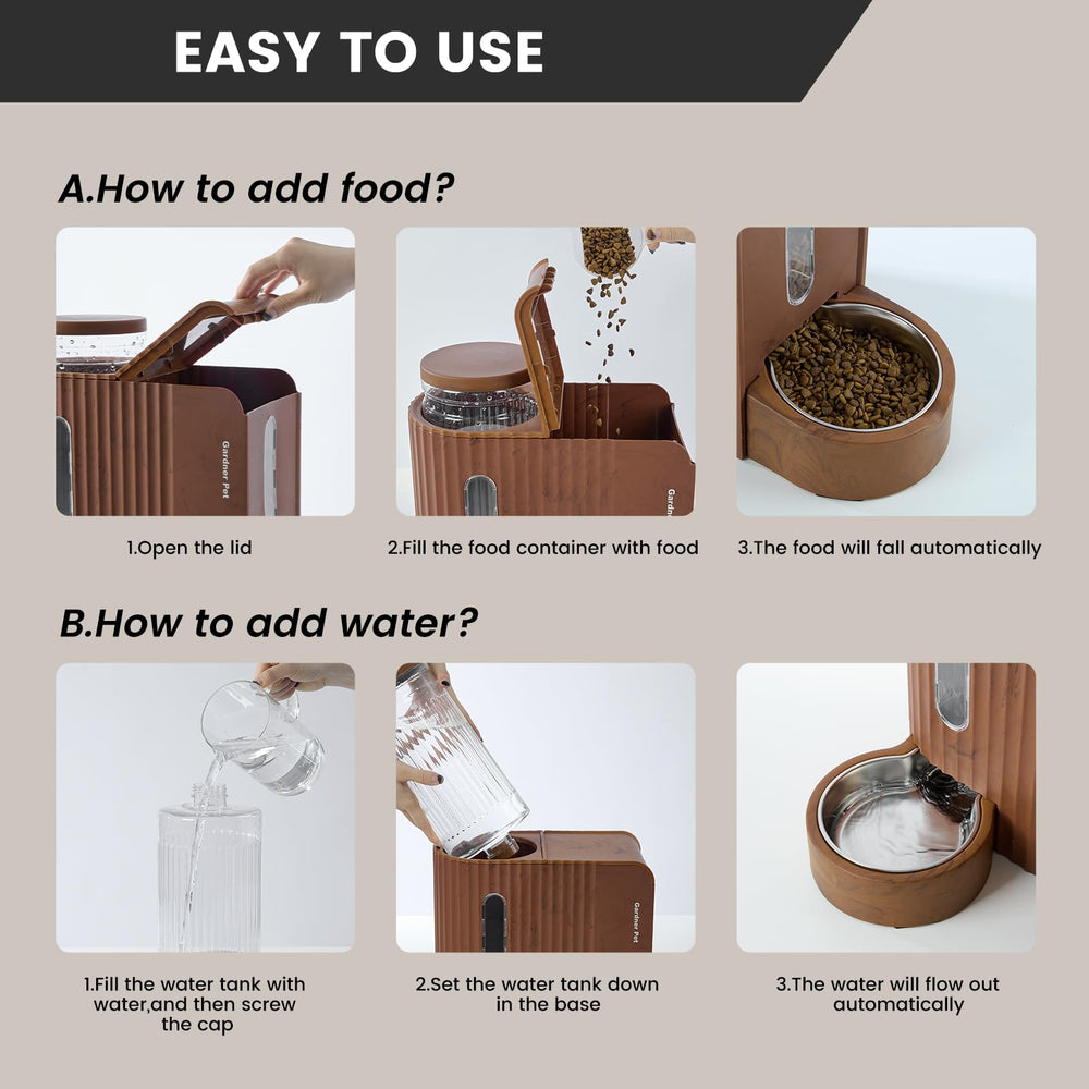 Gardner Pet Gravity dark woodgrain finish blends with home decor and pet space.