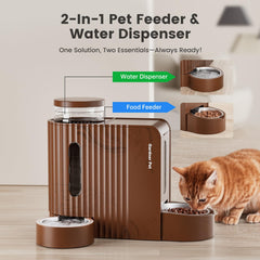 Gardner Pet Gravity water dispenser side view highlights reliable hydration during travel.