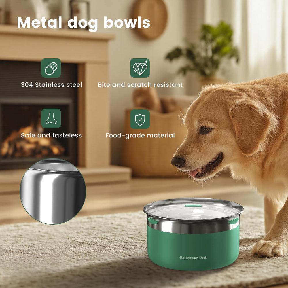 Gardner Pet large capacity 3.85L bowl for all-day hydration