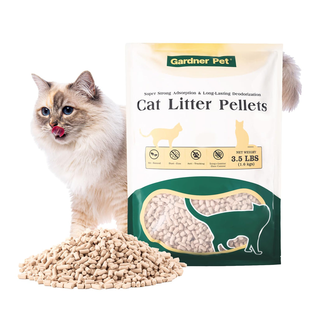 Gardner Pet pellets zeolita para control de olores en caja doble de gatos