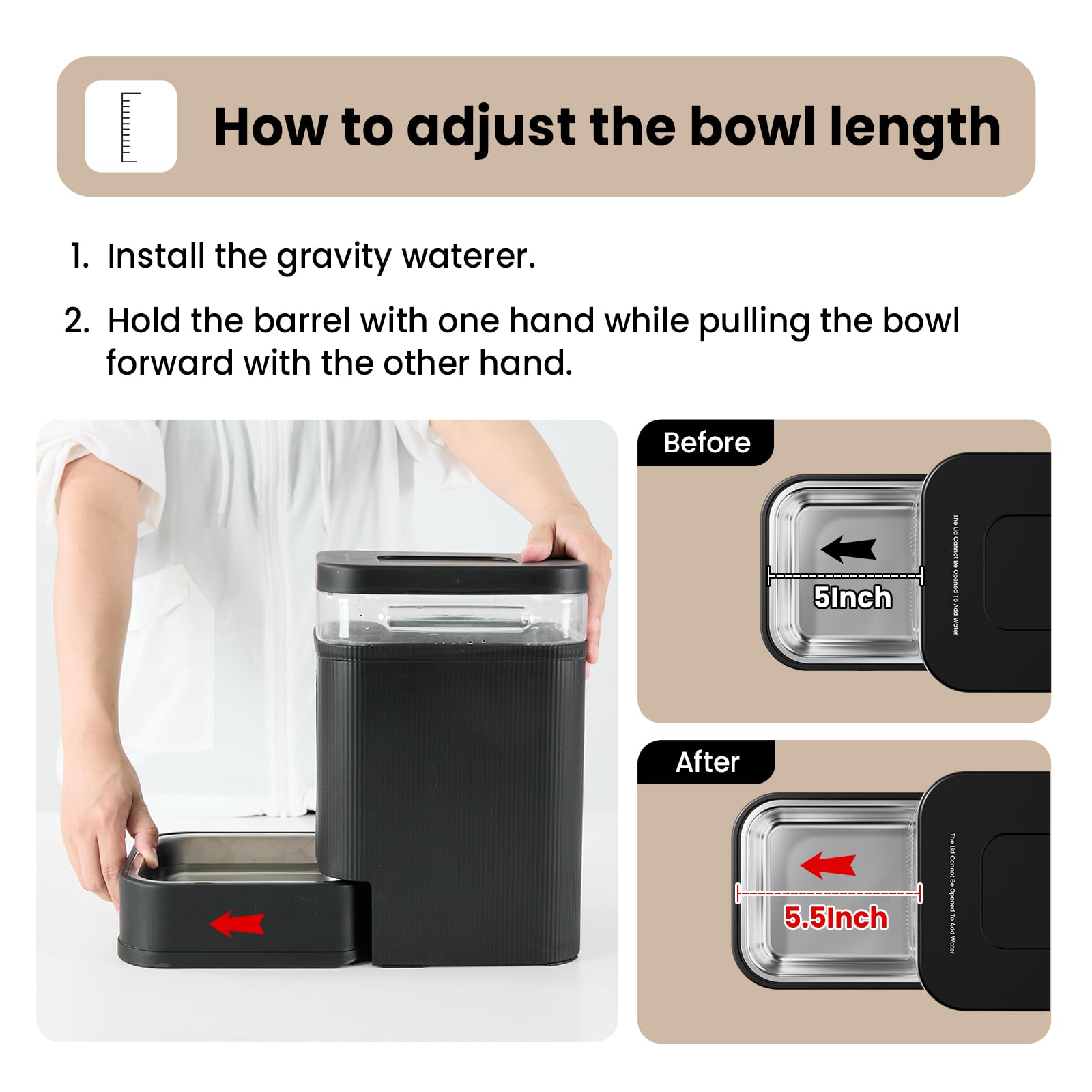 Gardner Pet quiet dispensing for a calm home environment