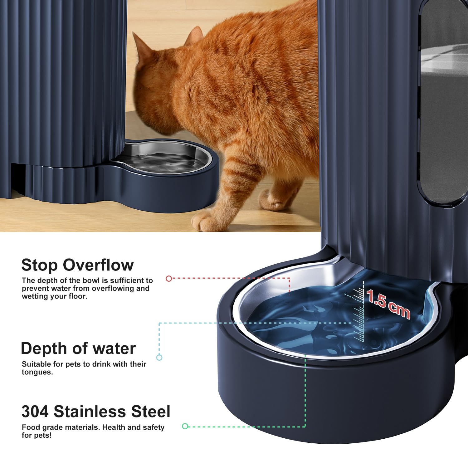 Gardner Pet spiral valve water design ensuring steady flow.