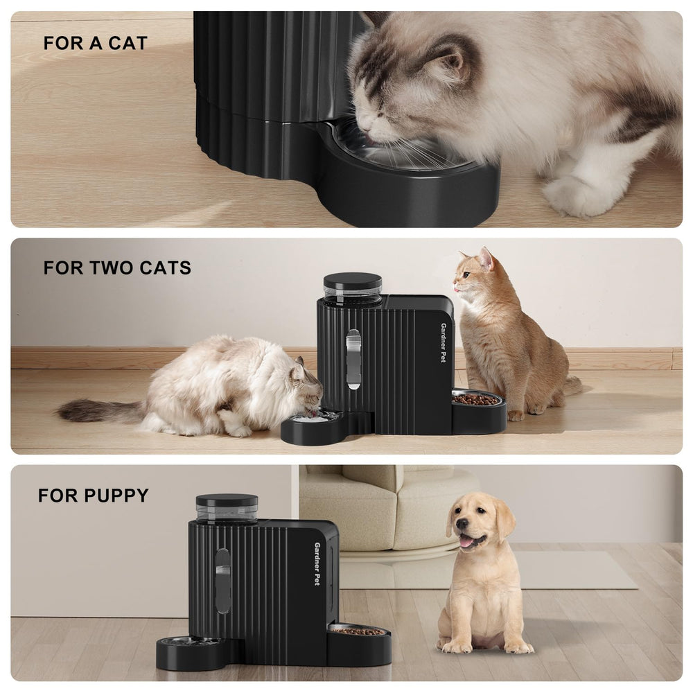 Gardner Pet spiral valve design ensures controlled water flow.