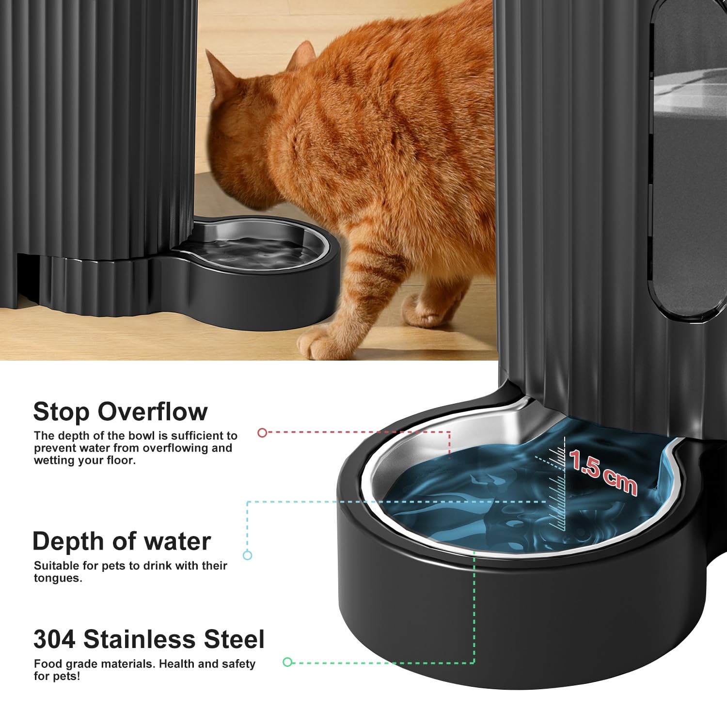 Gardner Pet two-in-one set overview highlights space-saving, simple feeding solution.
