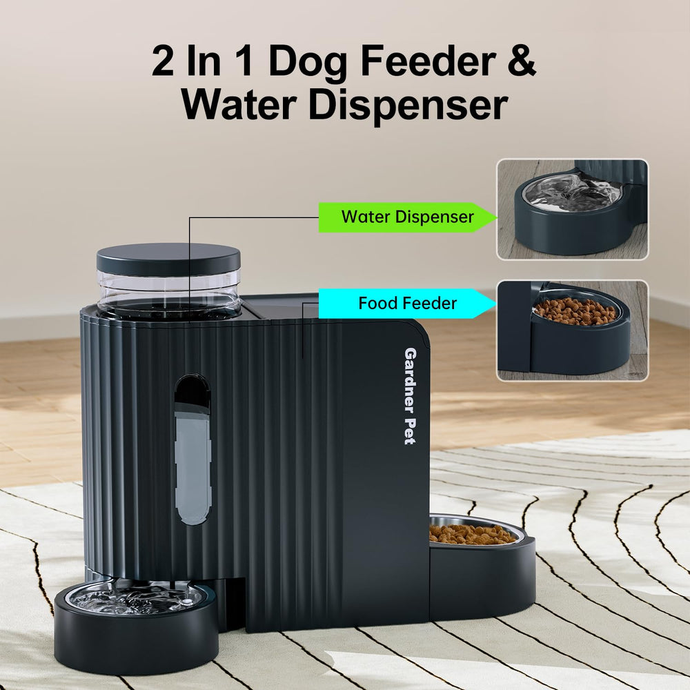 Gardner Pet water dispenser with 1.8 gallon capacity for long days away