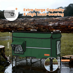 Gardner Pet X-Large heated cat house assembled, illustrating quick setup in green