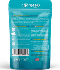 Gargeer Reptile Probiotics jar-open-dispense showing easy one-teaspoon dosing.