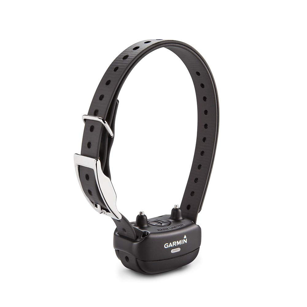 Garmin BarkLimiter Deluxe front view, compact design for comfortable all-day wear.