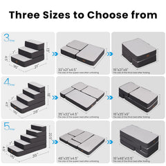 Garnpet non-slip foam steps offer confident footing on every level.